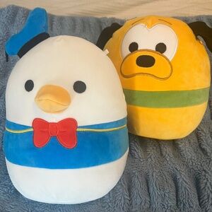 Disney Donald Duck and Pluto Squishmallow Bundle